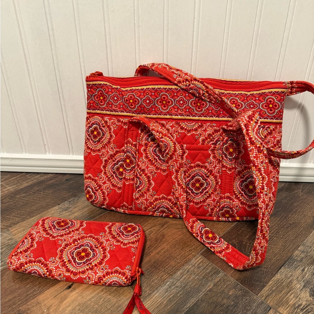 Vera Bradley Paprika Shoulder Bag Set